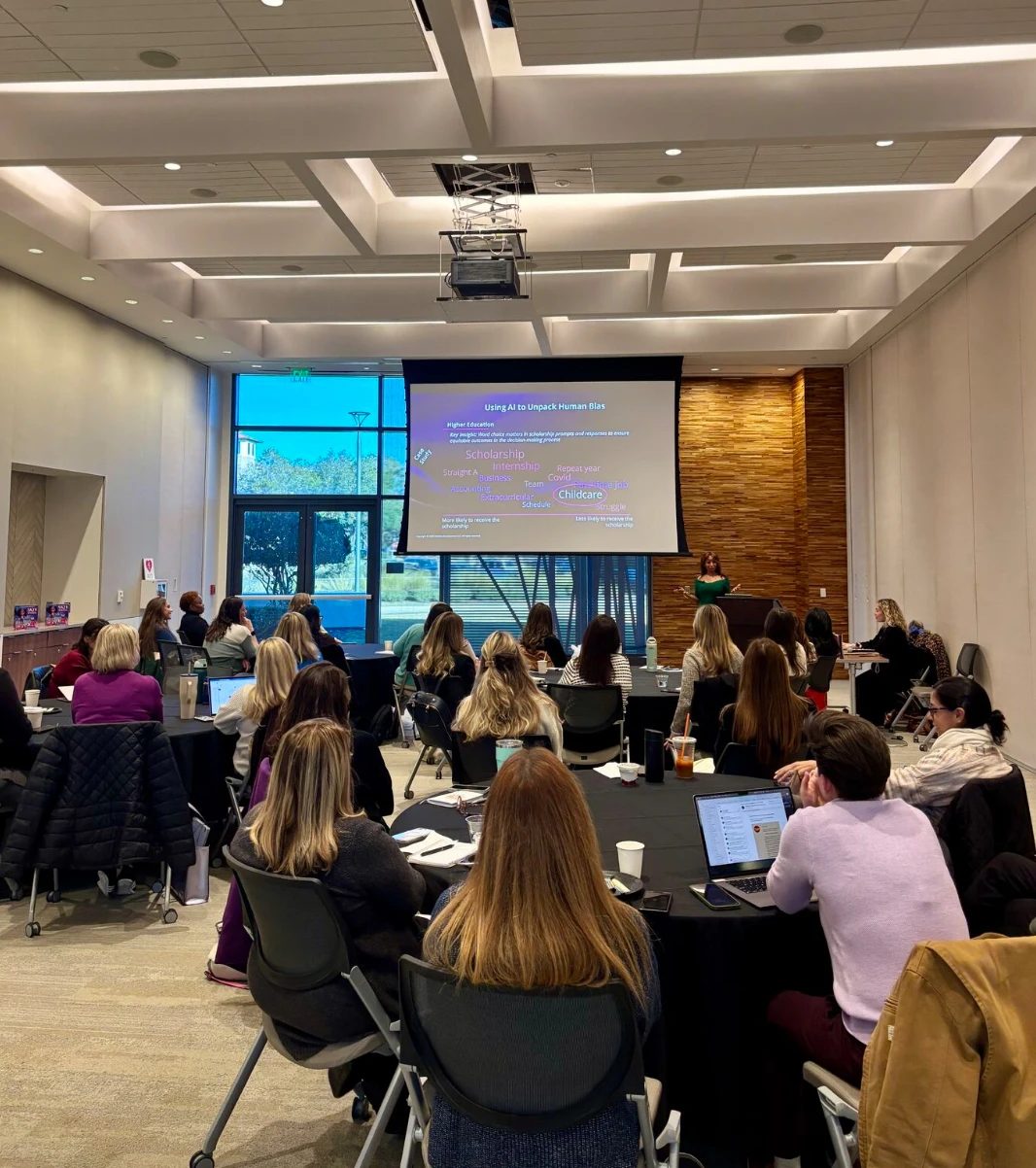 A full room at a WISE training session
